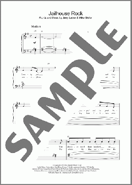 Jailhouse Rock(Elvis Presley/Leiber & Stoller) 楽譜 ピアノ（ソロ） ダウンロード