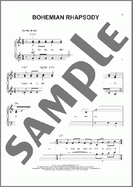 Bohemian Rhapsody(Queen/Glee (TV Series)) 楽譜 ピアノ（ソロ） ダウンロード