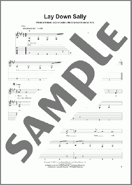 Lay Down Sally(Eric Clapton) 楽譜 ギタースコア ダウンロード