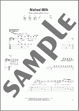 Malted Milk(Eric Clapton/Robert Johnson) 楽譜 ギター（ソロ） ダウンロード