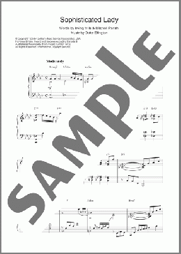 Sophisticated Lady(Duke Ellington) 楽譜 ピアノ（ソロ） ダウンロード