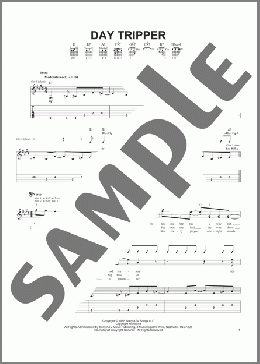 Day Tripper(The Beatles) 楽譜 ギター（ソロ） ダウンロード