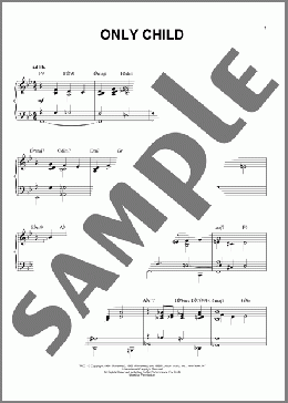 Only Child(Bill Evans) 楽譜 ピアノ（ソロ） ダウンロード