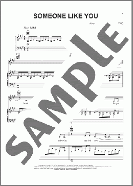 Someone Like You(Adele) 楽譜 ピアノ & ボーカル & ギター ダウンロード