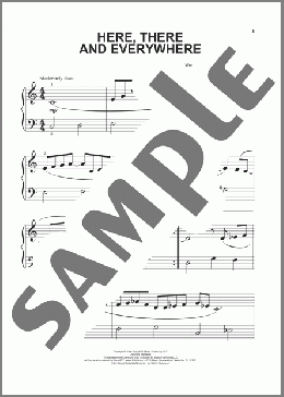 Here, There And Everywhere(The Beatles) 楽譜 その他 ダウンロード