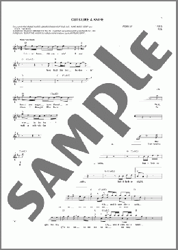 Cuts Like A Knife(Bryan Adams) 楽譜 その他 ダウンロード
