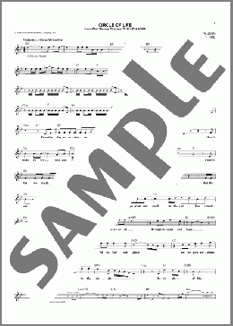 Circle Of Life (from The Lion King)(Elton John) 楽譜 その他 ダウンロード
