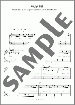 Violet Hill(Coldplay) 楽譜 ピアノ（ソロ） ダウンロード