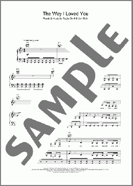 The Way I Loved You(Taylor Swift) 楽譜 その他 ダウンロード