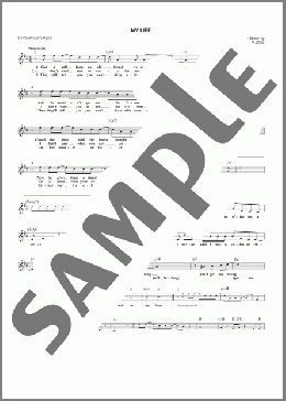 My Life(Billy Joel) 楽譜 その他 ダウンロード
