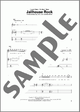Jailhouse Rock(Jeff Beck/Elvis Presley) 楽譜 ギター（ソロ） ダウンロード