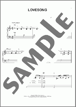 Lovesong(Adele) 楽譜 ピアノ（ソロ） ダウンロード