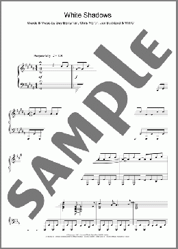 White Shadows(Coldplay) 楽譜 ピアノ（ソロ） ダウンロード