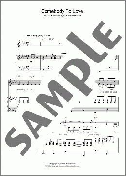 Somebody To Love(Queen) 楽譜 その他 ダウンロード