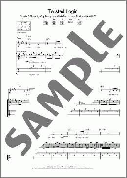 Twisted Logic(Coldplay) 楽譜 ギター（ソロ） ダウンロード