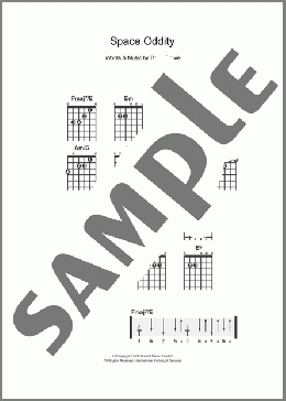 Space Oddity(David Bowie) 楽譜 メロディ ダウンロード