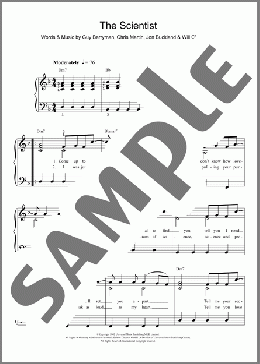The Scientist(Coldplay) 楽譜 ピアノ（ソロ） ダウンロード
