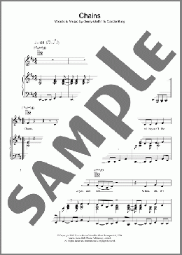 Chains(Carole King/The Cookies) 楽譜 その他 ダウンロード