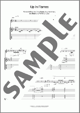 Up In Flames(Coldplay) 楽譜 ギター（ソロ） ダウンロード