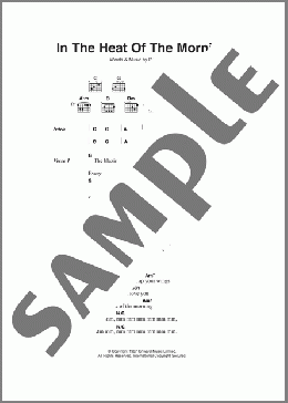 In The Heat Of The Morning(David Bowie) 楽譜 ギター（コード） ダウンロード