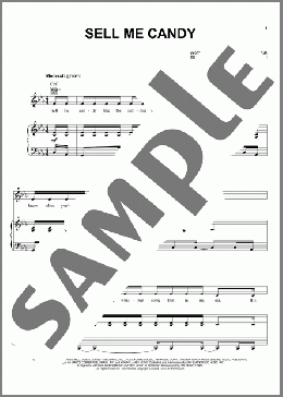 Sell Me Candy(Rihanna) 楽譜 ピアノ & ボーカル & ギター ダウンロード