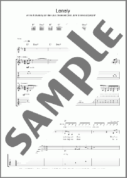 Lonely(Bon Jovi) 楽譜 ギター（ソロ） ダウンロード