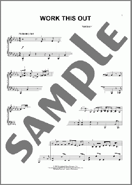 Work This Out(High School Musical 2) 楽譜 ピアノ（ソロ） ダウンロード