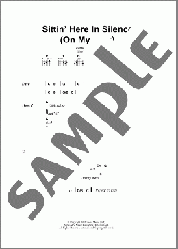 Sittin' Here In Silence (On My Own)(Oasis) 楽譜 ギター（コード） ダウンロード