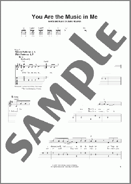 You Are The Music In Me (from High School Musical 2)(Zac Efron & Vanessa Hudgens) 楽譜 ギター（ソロ） ダウンロード