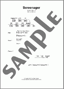 Screenager(Muse) 楽譜 ギター（コード） ダウンロード