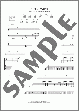In Your World(Muse) 楽譜 ギター（ソロ） ダウンロード