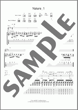 Nature_1(Muse) 楽譜 ギター（ソロ） ダウンロード