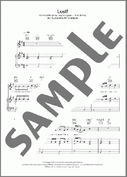 Lost!(Coldplay) 楽譜 その他 ダウンロード