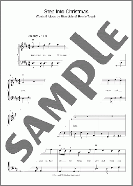 Step Into Christmas(Elton John) 楽譜 ピアノ（ソロ） ダウンロード