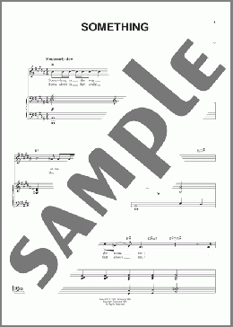 Something (from Across The Universe)(The Beatles/Across The Universe (Movie)) 楽譜 ピアノ & ボーカル ダウンロード