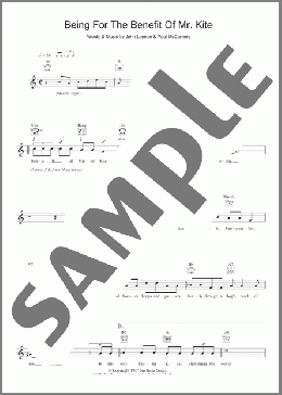 Being For The Benefit Of Mr Kite(The Beatles) 楽譜 その他 ダウンロード