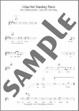 I Saw Her Standing There(The Beatles) 楽譜 その他 ダウンロード