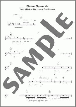 Please Please Me(The Beatles) 楽譜 その他 ダウンロード