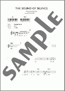 The Sound Of Silence(Paul Simon/Simon & Garfunkel) 楽譜 ピアノ（歌詞 & コード） ダウンロード