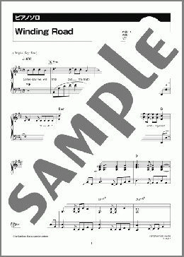 Winding Road(MAN WITH A MISSION) 楽譜 ピアノ（ソロ） 中級 ダウンロード 定額サブスク