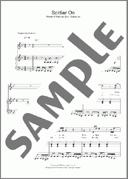 Soldier On(Oasis) 楽譜 その他 ダウンロード