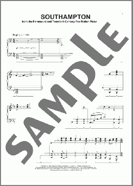 Southampton (arr. Phillip Keveren)(James Horner) 楽譜 ピアノ（ソロ） ダウンロード