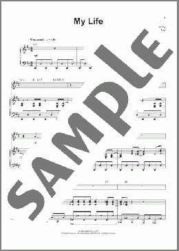 My Life(Billy Joel) 楽譜 ピアノ & ボーカル ダウンロード