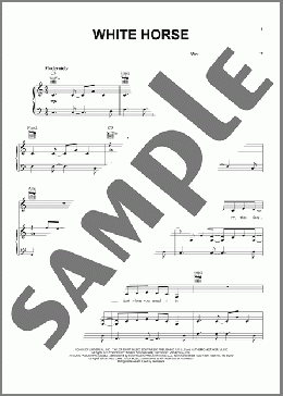 White Horse(Taylor Swift) 楽譜 ピアノ & ボーカル & ギター ダウンロード
