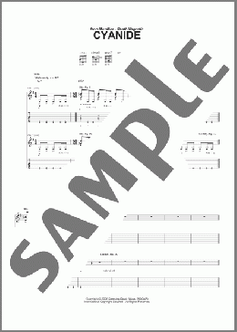 Cyanide(Metallica) 楽譜 ギター（ソロ） ダウンロード