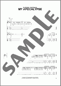My Apocalypse(Metallica) 楽譜 ギター（ソロ） ダウンロード