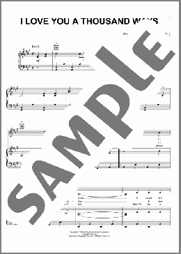 I Love You A Thousand Ways(Lefty Frizzell) 楽譜 ピアノ & ボーカル & ギター ダウンロード