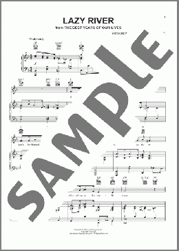 Lazy River(Bobby Darin/Hoagy Carmichael) 楽譜 ピアノ & ボーカル & ギター ダウンロード