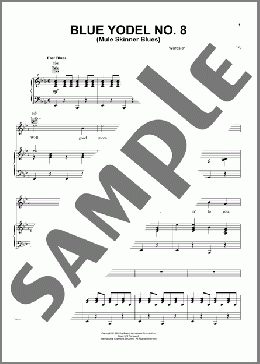 Blue Yodel No. 8 (Mule Skinner Blues)(Jimmie Rodgers) 楽譜 ピアノ & ボーカル & ギター ダウンロード