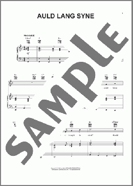 Auld Lang Syne(Robert Burns) 楽譜 ピアノ & ボーカル & ギター ダウンロード